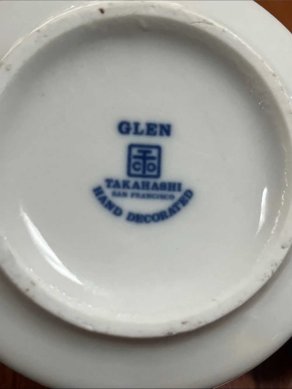 Glen Takahashi Blue Scenic Ceramic Coffee Mug -  Forest Pattern - San Francisco